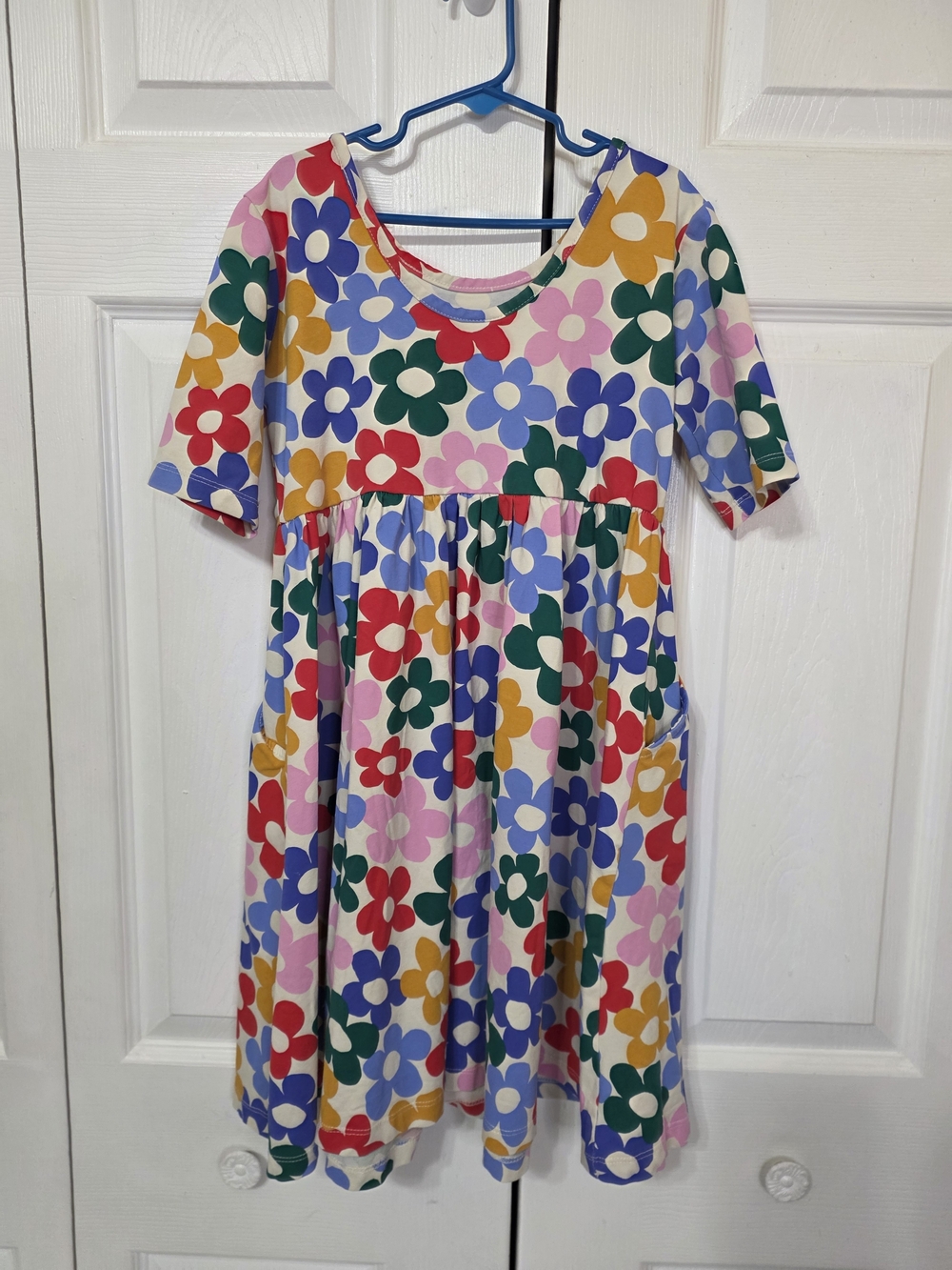 Hanna Andersson Multicolor Daisy Print Casual Dress